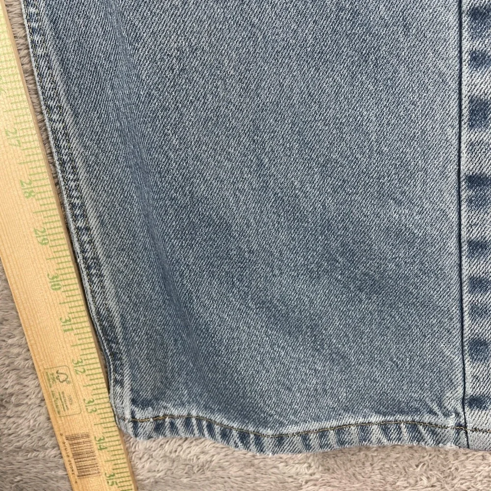 Carhartt Traditional Fit Jeans Mens 30x34 Blue Distressed Workwear Denim Pants